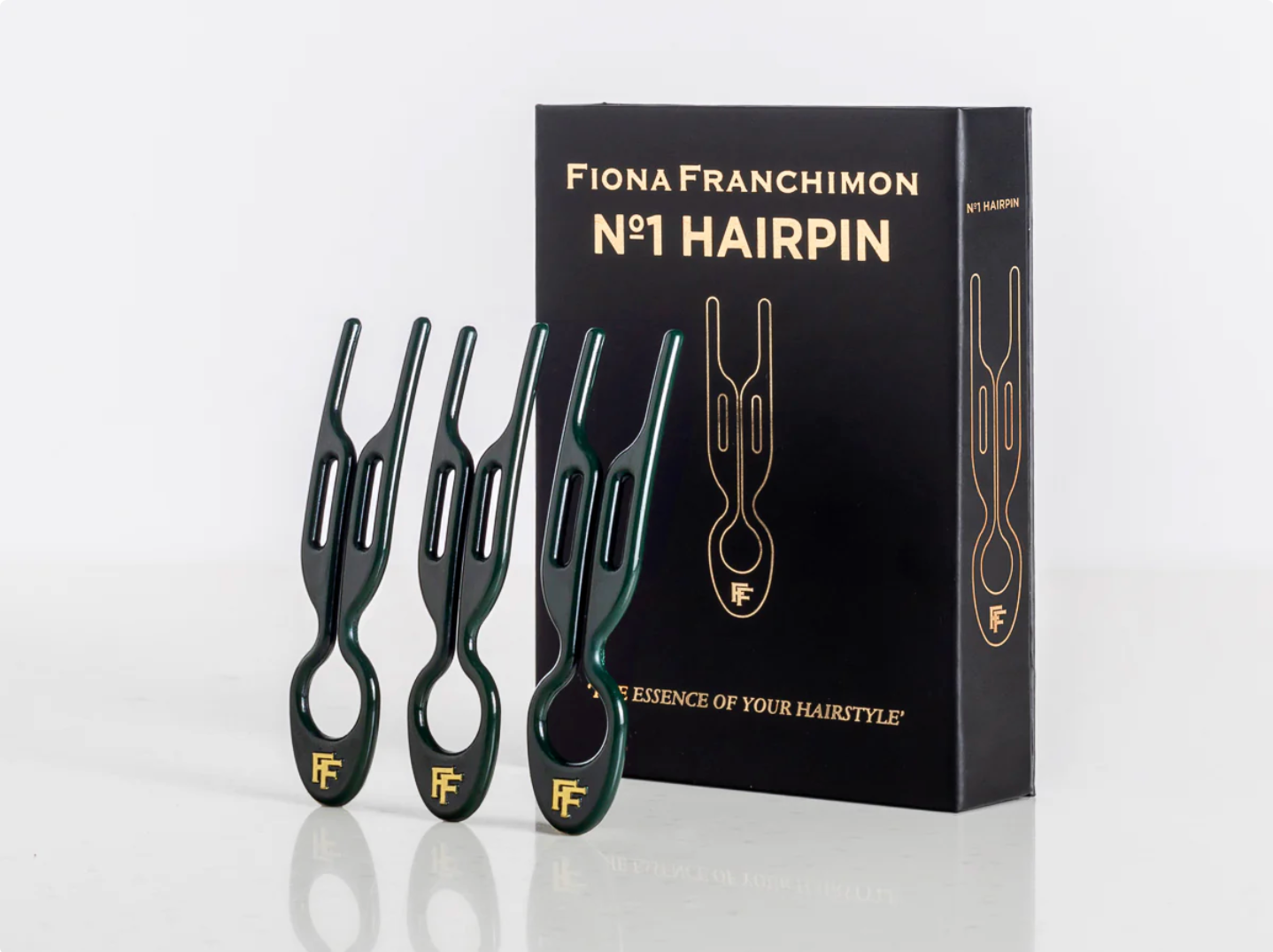 Fiona Franchimon N°1 Hairpin: Emerald Green